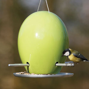 Egg Shape Bird Seed Feeder